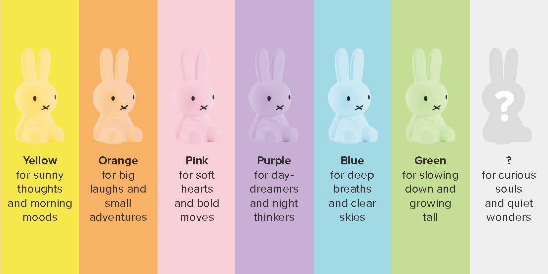 Miffy Mystery Box Night Light – Colourful Surprise Bundle – Mr