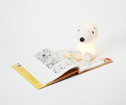 Close-up of Snoopy First Light soft silicone design
