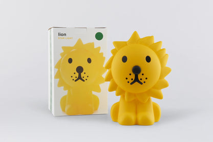 Lion Star Light dimmable LED lamp on white background
