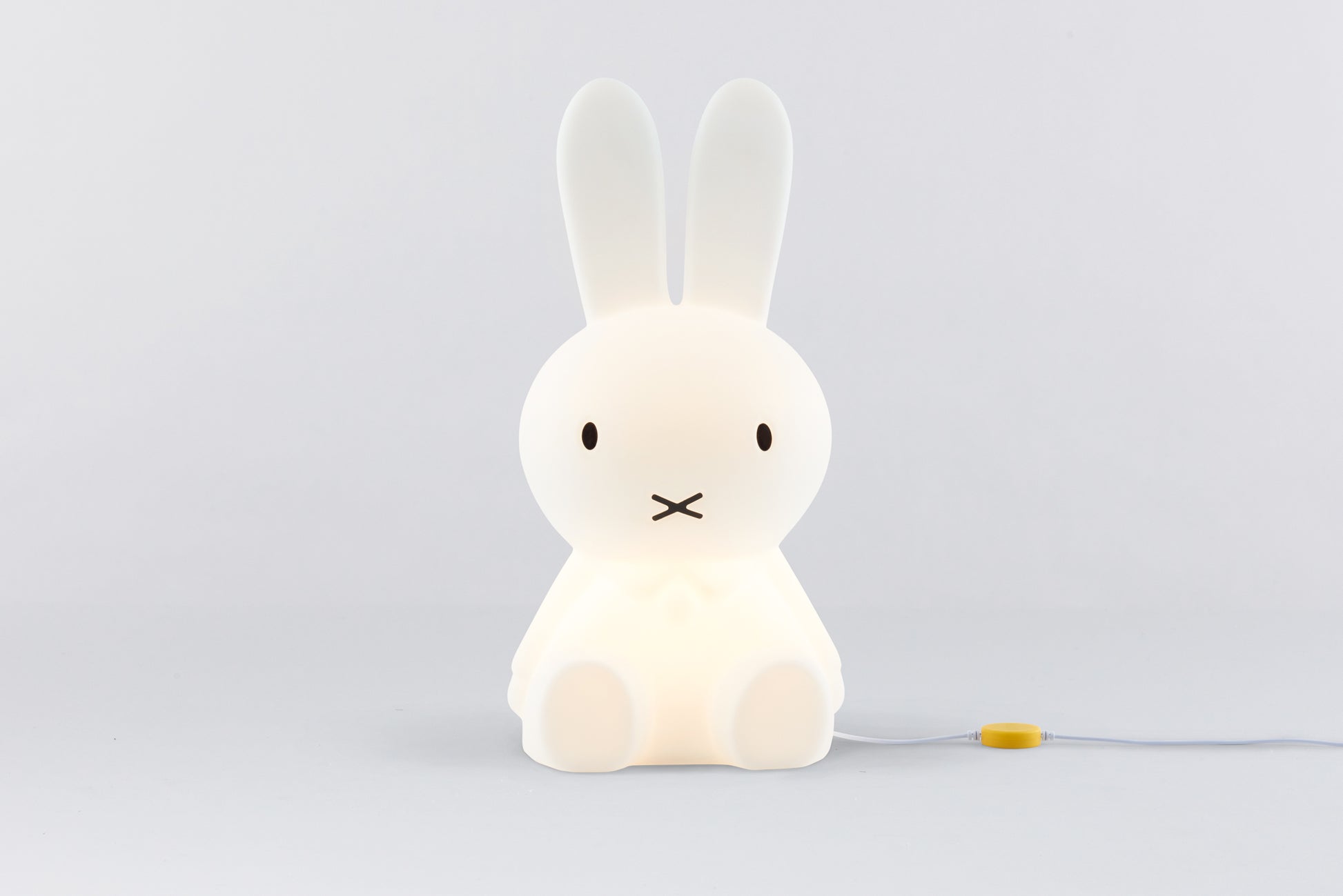 Miffy Star Light wired dimmable lamp on white background