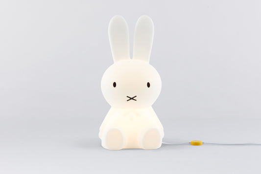 Miffy Star Light wired dimmable lamp on white background
