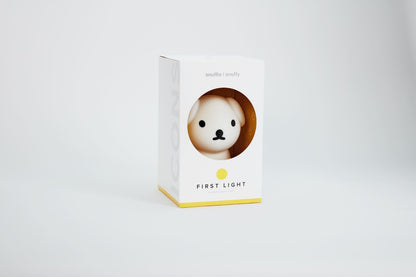 Snuffy First Light rechargeable LED night light on white background